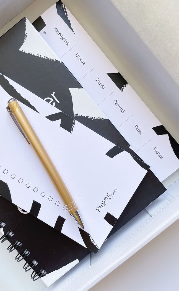 SP-PA/ POKLON PAKET PLANNER ADDICT BRUSH BLACK